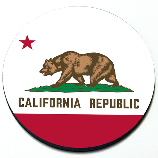 California State Flag Badge - 3D California State Flag Badge - 3D