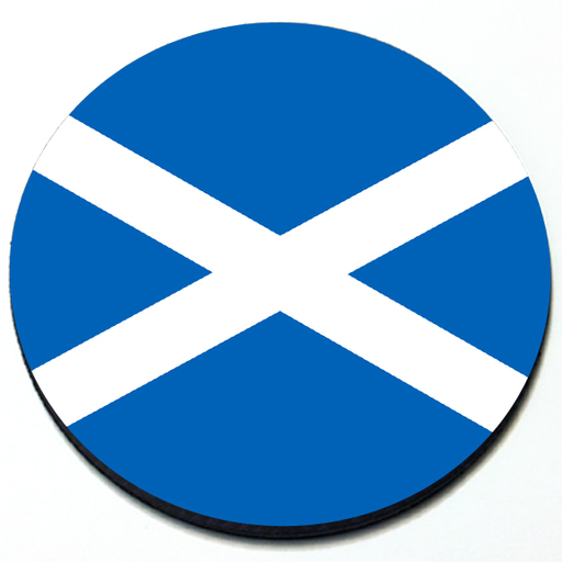 Scottish Flag Badge 3D Scottish Flag Badge 3D
