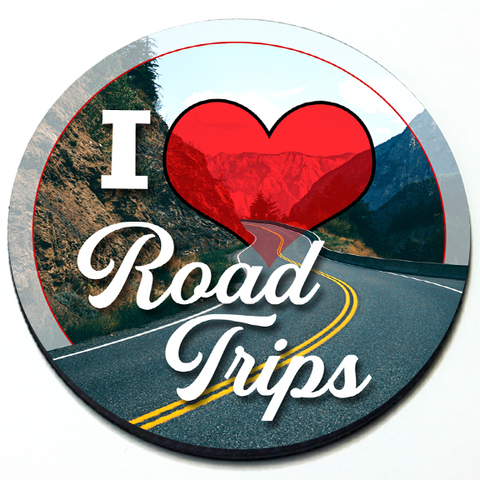 I Love Road Trips - Grill Badge Product Page