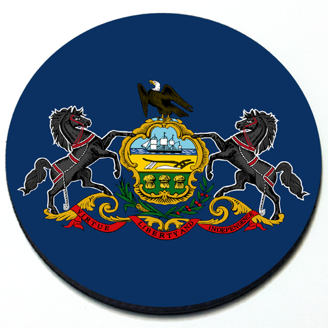 Pennsylvania Flag - Magnetic Grill Badge for MINI Cooper Product Page