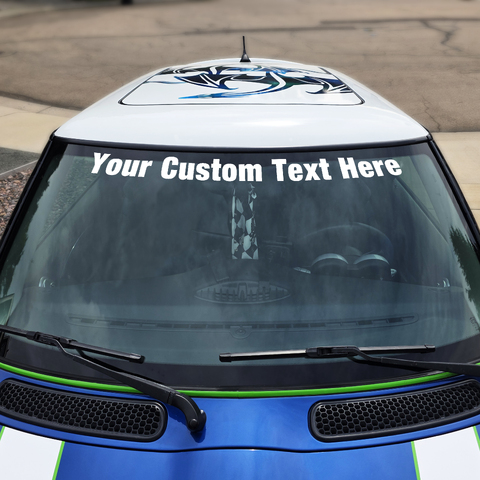 Custom Windshield Banner - for MINI Cooper R50, R52, R53, R55, R56, R57, R60, R61, F55, F56, F57, F65, F66, F67 Product Page