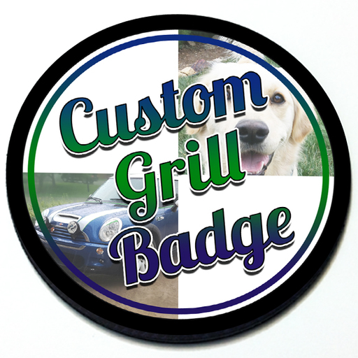 mini cooper grill badge holder