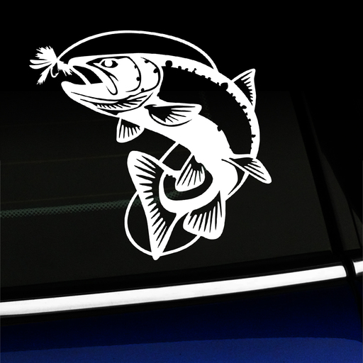 Trout Fish Window Decal Sticker