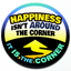 Happiness Isn't Around the Corner Badge 3D thumbnail