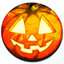 Jack O Lantern 2 Badge 3D thumbnail